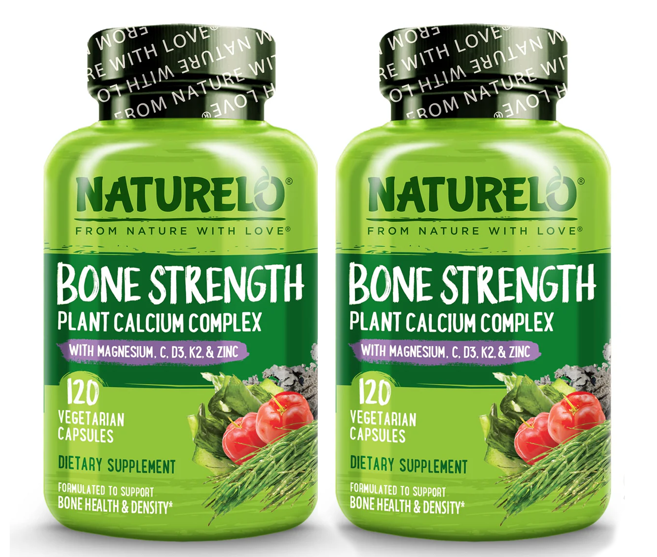 NATURELO Bone Strength แพคคู่ 2 กระปุก